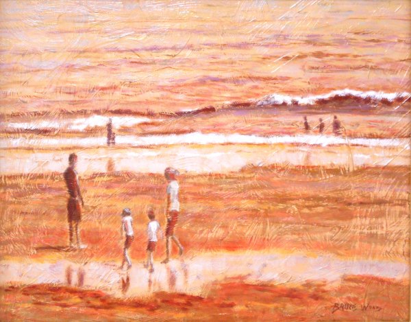 Bruce Wood beach painting: Eastern Edge